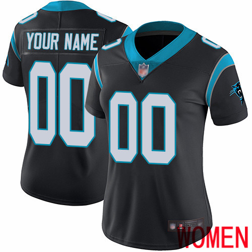 Limited Black Women Home Jersey NFL Customized Football Carolina Panthers Vapor Untouchable->customized nfl jersey->Custom Jersey